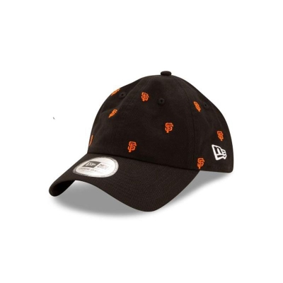 Sapca New Era San Francisco Giants MLB All Over Logo Casual Classic Adjustable - Negrii